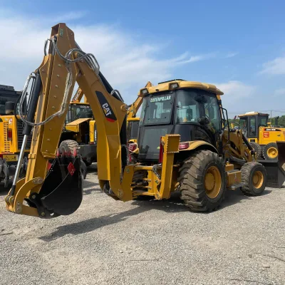 Used Cheap Japan Construction Digger Machinery Wheel Backhoe Loader CAT420F With 24 Hours Online Free Guidance Technical Problem