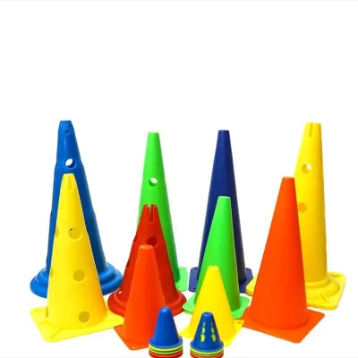 Portable High Quality Football Soccer Training Equipment Plastic Marker Sports Cones Traffic Agility Training Cone