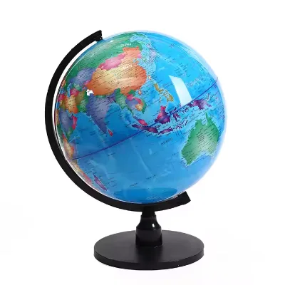12inch 32cm PVC Globe Decorative Globee Globe with Rotating World Map US EU AU UK Home Decoration