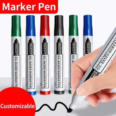 ck Marker Pen, Quick-drying, Waterproof, Oil-based, Non-fading Color for Coding/labeling