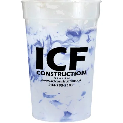 Reusable Custom logo 16oz Stadium Cup With Hot Sell Beer Pong Cups Clear for Promotion