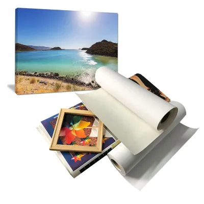 280gsm Pure White Blank Matte Canvas Rolls for Painting-Artists and Students