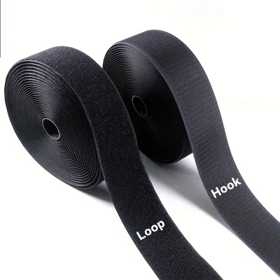 Custom High Top Shoes Hook and Loop Tape Webbing Strap With Self-adhesive Cable Ties Reusable Hook and Loop Cord Wraps Tape