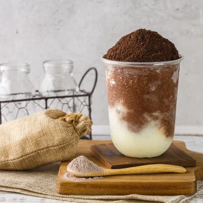 SIGNWIN JAKIM HALAL Chocolate Ice Blended Powder Non-dairy Creamer for Children Adults 1kg Bag-Sweet Beverage for Bubble Tea
