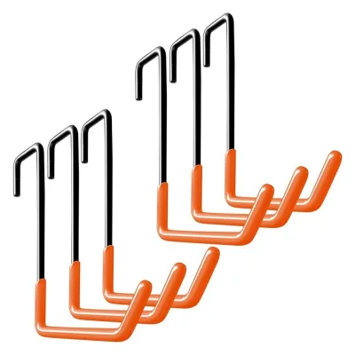 S Rafter Hanger Hook Bicycle Hook Vinyl Coated S Garage Bike Hook Carbon Steel for Ladder Bike Hanger