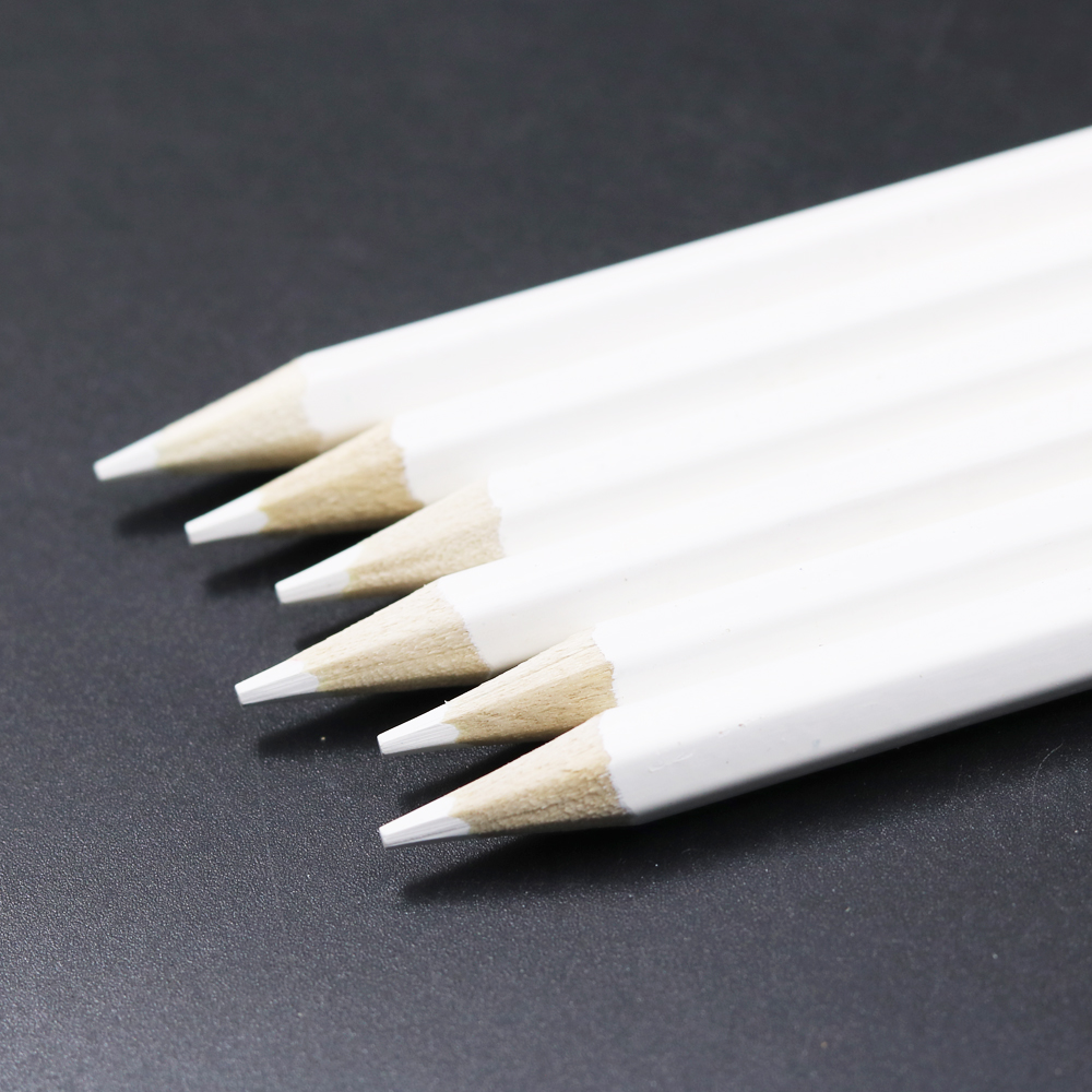 12pcs White  Markers Soluble Water Erasable Pens for Fabric Marking Pens DIY Needlework Tailor's Chalk Sewing Tools