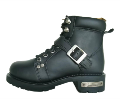 Welted Leather Upper Motorcycle Boots