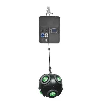 8x10W RGBW DMX Lifting System Dynamic Soccer Decoration Night Club Kinetic Football Disco Lift Light