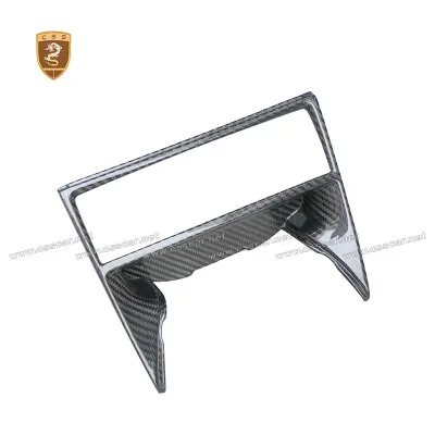 3K Real Carbon Fiber Replacements Parts Car Air Conditioning Control Panel for Lamborghin GallardoLP560 LP570