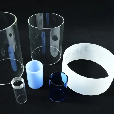 Reusable Glass Straws 4 Inch Long, OD 10 Mm, Thickness 1.5 Mm, Industrial Borosilicate Glass Tubing for Short Cup