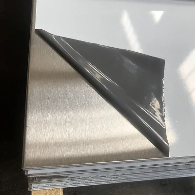 PVC Film Protection for NO.4 BA 2B Mirror Inoxidable Acero Planchas AISI 430 304 Stainless Steel Sheet