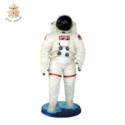 Custom Wholesale Cheaper Price Home Indoor Decorative Resin/fiberglass Life Size Astronaut Statue Sculpture
