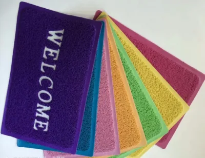 Anti slip Foam Backing PVC Coil Welcome Door Mat