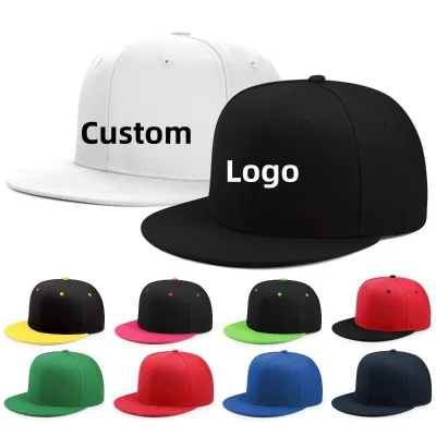 Wholesale 100% Polyester 5-Panel Satin Baseball Caps Machine Embroidery Fashion Casual Trendy Flat Brim Plain Snapback Men