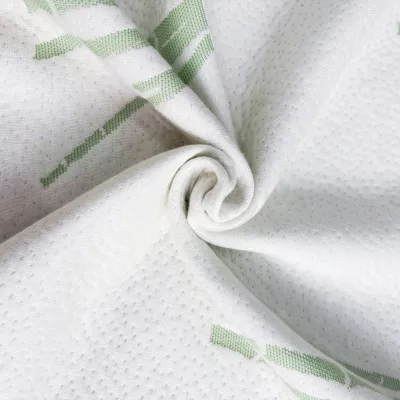 New Listing Bamboo Polyester Eco Friendly Knitted Mattress Fabric Breathable Multifunctional Bamboo Spandex Fabric