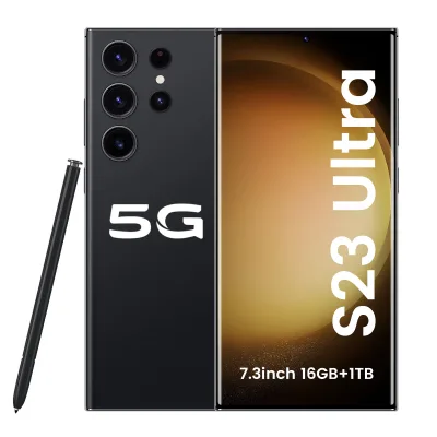 Large Battery S23 Ultra Long Standby Qwerty Keyboard 8GB+512GB Android Smart Mobile Phones Deca Core CPU LTE 144Hz Display