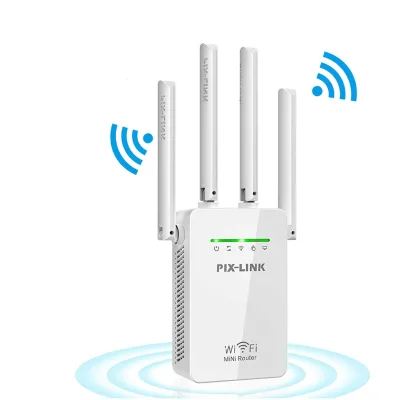 PIX-LINK 300Mbps Wireless WI-FI Repeater Remote Wi Fi Extender WiFi Amplifier 802.11N Booster Repetidor Amplifier Wi Fi Reapeter