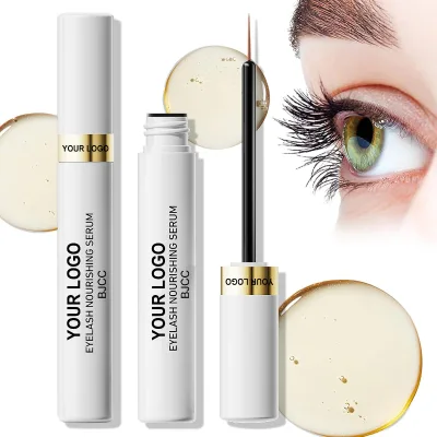 Own Brand Wholesale Natural Lash Enhancing Oil Free Vegan Keratin Eyelash Growth Serum Private Label Wimpern Serum