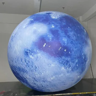 Advertising Inflatable Globe Balloon with Lighting,led Inflatable Planets Balloon for Hanging