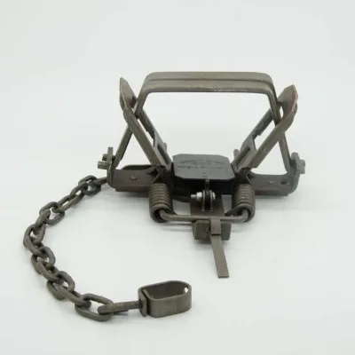 Coil Spring Steel Leg Hold Hunting Tool for Catching Fox Golf Rabbits and Bocat