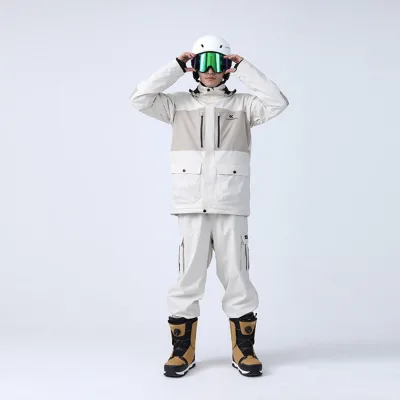 New Adult Ski Suit Winter Outdoor Riding Single and Double Ski Polyester Fiber Jacket