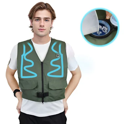 Factory Direct Cooling Vest Battery Powered Water Circulation Personal Air Ice Cooling Waistcoat Hot & Cold Packs