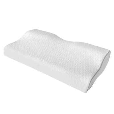 Butterfly Contour Memory Pillow Slow Rebound Back Side Sleeper Support Breathable Washable Arm Cervical Inflatable Massage