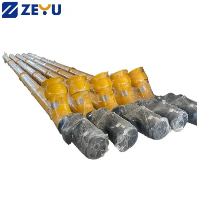 Heavy-Dutyn Screw Conveyor Length 6M-9M and Production Capacity 49T/H in Concrete Batching Plant Screw Conveyor