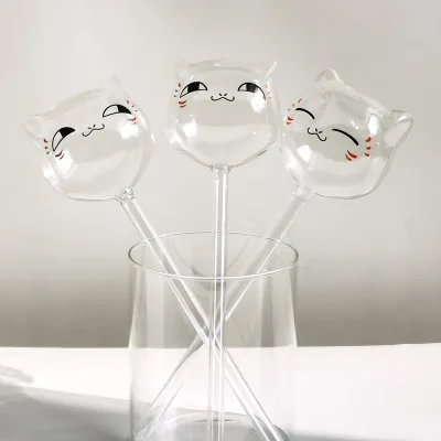 56H Creative Puppy Glass Flower Waterer Drip Irrigation Household Greenery Potted Plant Vase