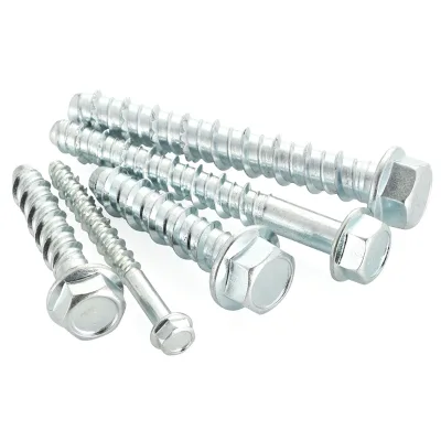Manufacture Galvanized Hex Carbon Steel M6 M16 Zinc Plated Hexagon Flange Head Self Tapping Anchor Bolts Concrete Anchor Screws