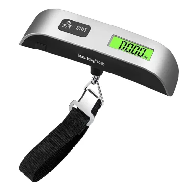 Hot Selling Customized Webbing Hook Optional 50KG 10g Portable Electronic Luggage Travel Hand Weighing Scale
