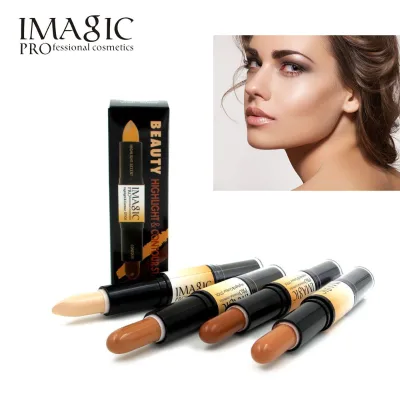 High Quality Highlight Concealer Double Head Highlighter Stick Face Makeup Pen Concealer Foundation Texture Contour Concealer St