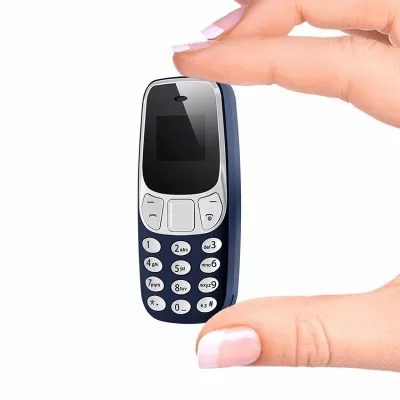 BM10 Mini Mobile Phone 2 SIM Card  Earphone Voice Changer Dialer Low Radiation Sound Recording Small Cellphone