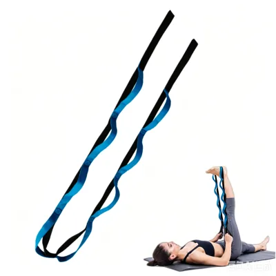 Wholesale Stock Durable Polyester/Cotton Yoga Strength Training Rope Loops Daisy Chain Climbing Strap 2.5x200cm Custom Color