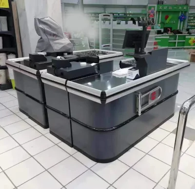 Checkout Counter Cashier Grey  1800*1200*850
