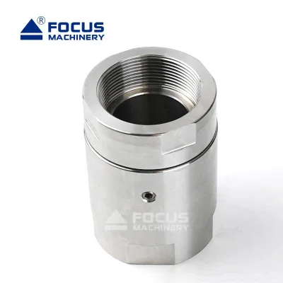 Stainless Steel Straight Through Rotary Joint High Pressure Water Hydraulic Oil Air Rotating Joint Low Torque Swivel Union