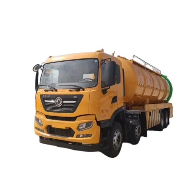 Dongfeng Self-Discharge Diesel Fuel Vacuum Pump Suction Truck 35 Square Cleaning & Dredging Features