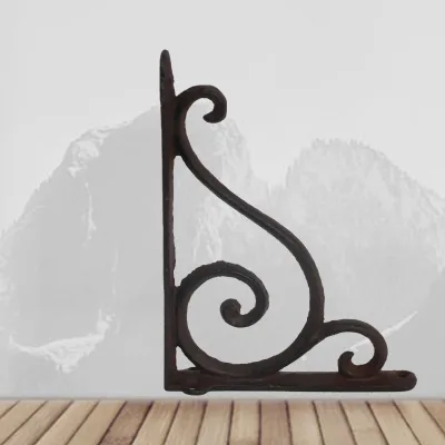 High Quality Popular Cast Iron Angle Brackets Decorative Small Iron for Kitchen Bathroom Wardrobe Bedding Tools
