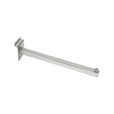 Metal Hanging Slatwall Display Chrome Hooks for Supermarket