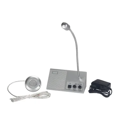 China Supplier Meeyi Communication 2-Way Interphone Window Audio Ticket Office Intercom System