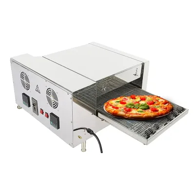 Automatic Conveyor Belt Pizza Oven Commercial Digital Display Electric Horno Pizza for Pizzerias Pizza Machine