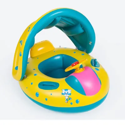 Factory Customized Size Baby Swimming Rings Inflatable Rings Float Children Inflatable Boat Seat