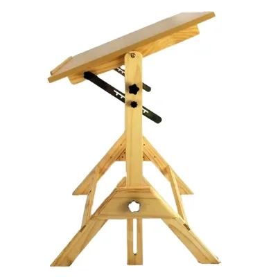 Kids Play Table Artist Drawing Desk With Adjustable Height and Tiltable Tabletop for Artwork Graphic Design