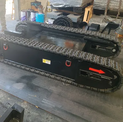 7-ton steel tracked chassis, underwater dredging robot