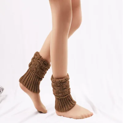 Womens Winter Flip Over Sock Ankle Boot Accessories Leg Sleeve Warm Snow Boot Foot Cover Leg Warmer