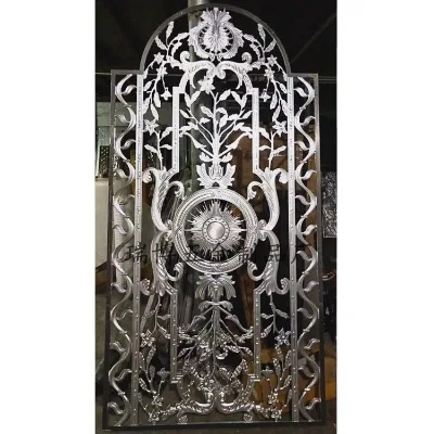 Home Decorative Customized Pattern Fixed Aluminum Room Divider