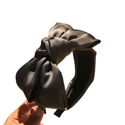 Headband,Wholesale Korean Classic Headband Hair Accessories Satin Bow Headband