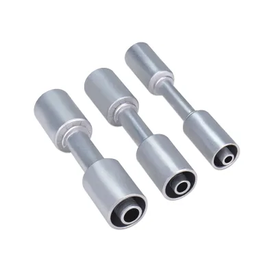 New #6 #8 #10 AC Aluminum Straight Beadlock Splice Fitting for Air Conditioning Reduced Barrier Hose 3/8 1/2 5/8