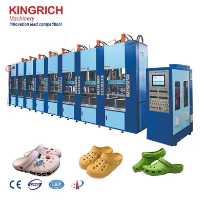High-performance EVA Dual-color Shoe Sole 8-Station Molding Machine - Direct from Manufacturer