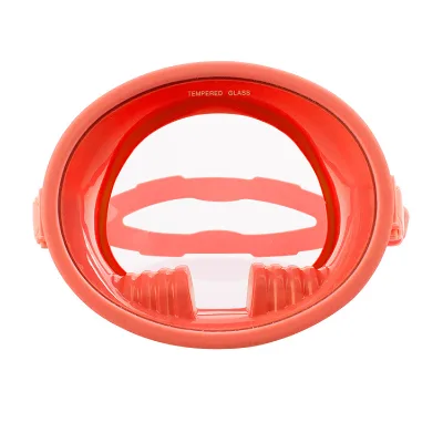 High Quality Classic Oval Shape Diving Mask Frameless Colorful Snorkeling Mask